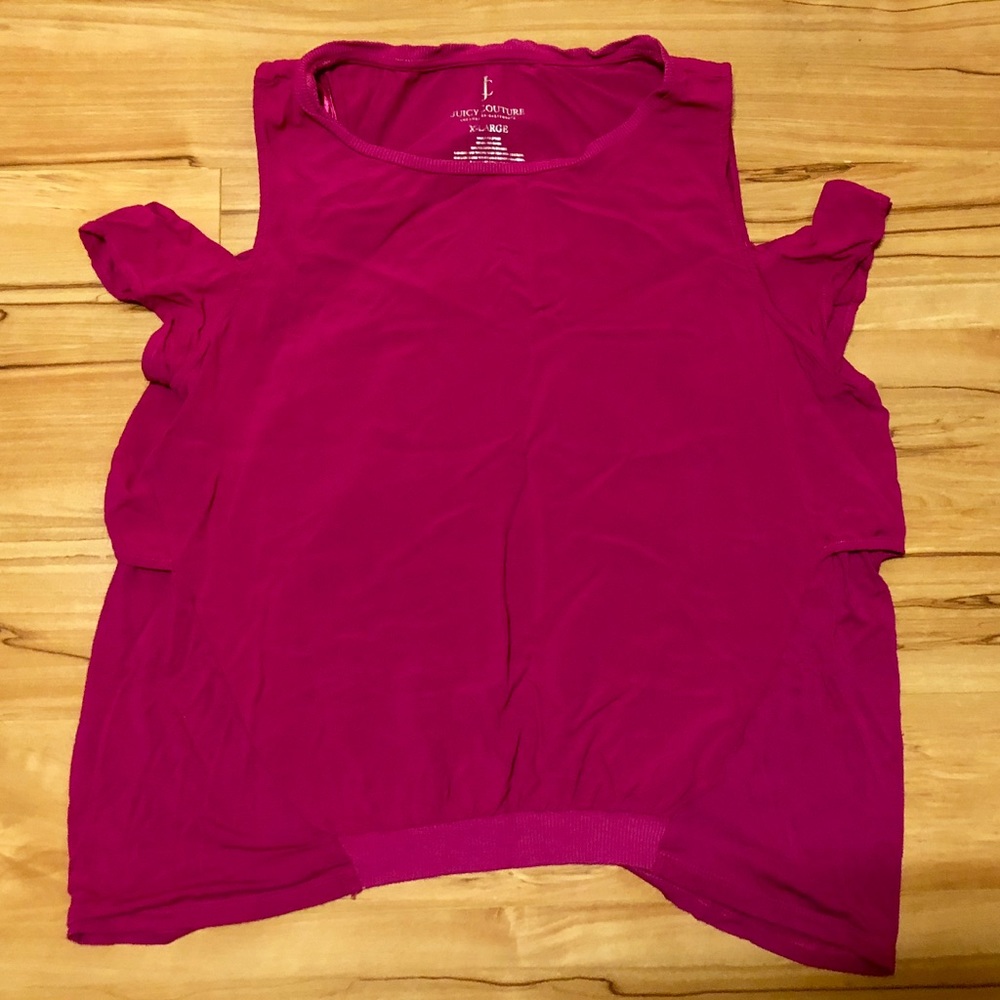 Juicy Couture XL cold shoulder top